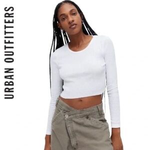 BDG Girlfriend Long Sleeve Cropped Top